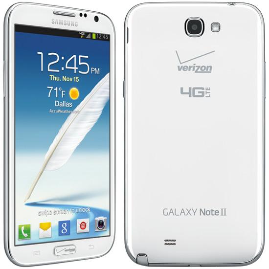 Verizon Samsung Galaxy Note II Marble White
