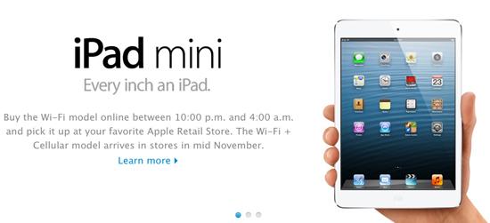 iPad mini Personal Pickup