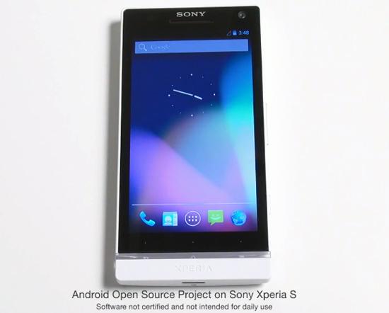 Sony Xperia S AOSP Android Open Source Project experiment