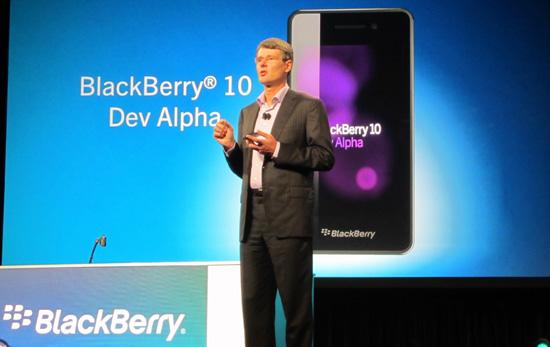 BlackBerry 10 RIM CEO Thorsten Heins