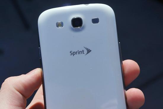 Sprint Samsung Galaxy S III rear