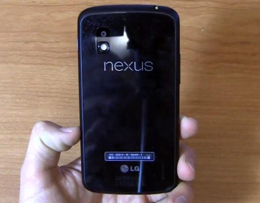 Google Nexus 4 rear