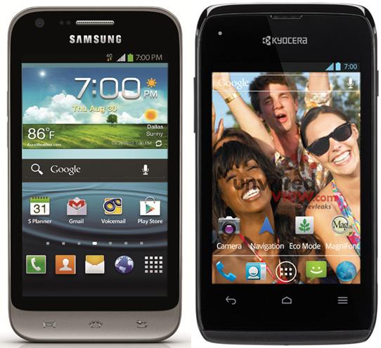 Samsung Galaxy Victory, Kyocera Event Virgin Mobile leak