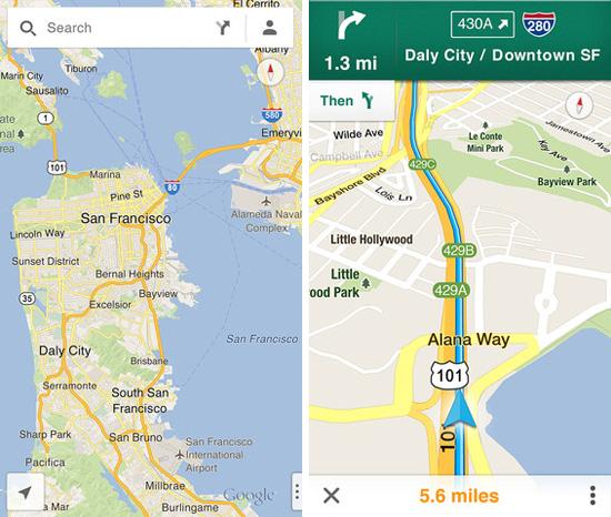 Google Maps app for iOS official