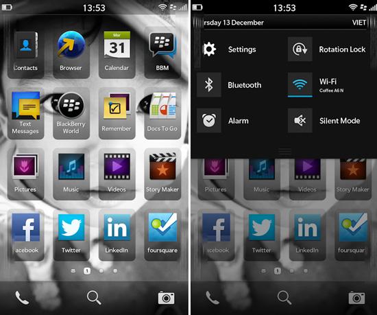 BlackBerry 10 photos leak