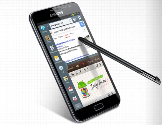 Samsung Galaxy Note Jelly Bean Premium Suite