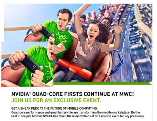 Nvidia MWC quad-core invite