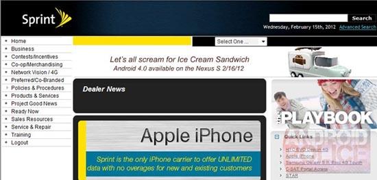 Nexus S 4G Ice Cream Sandwich update leak