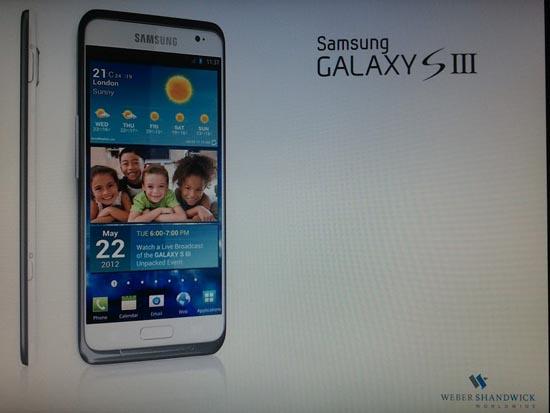 Samsung Galaxy S III leak