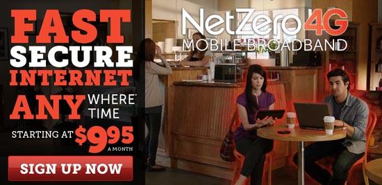 NetZero 4G Mobile Broadband service