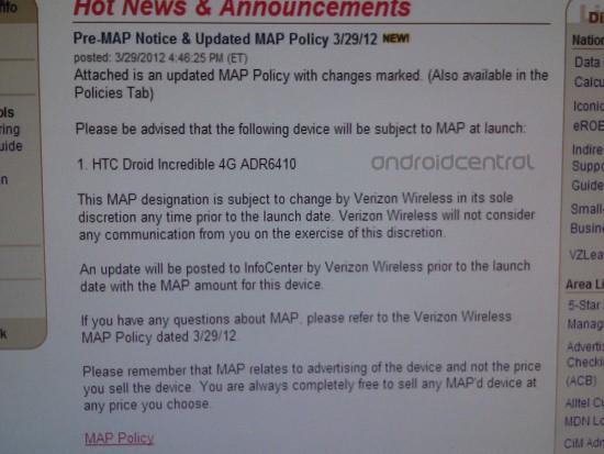 HTC DROID Incredible 4G Verizon system