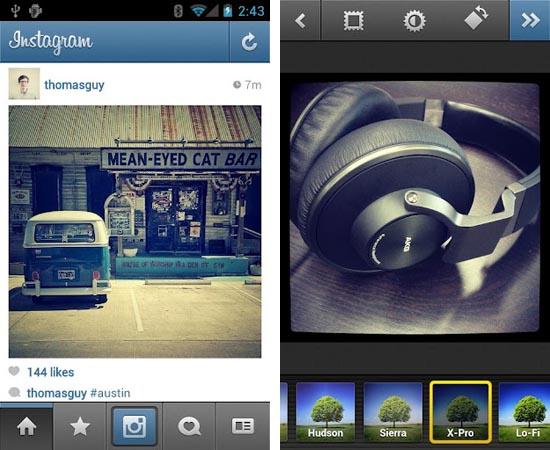 Instagram for Android screenshots