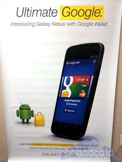 Sprint Galaxy Nexus promo material