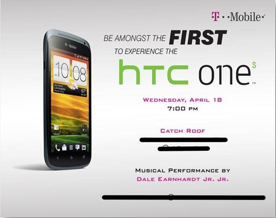 T-Mobile HTC One S event April 18
