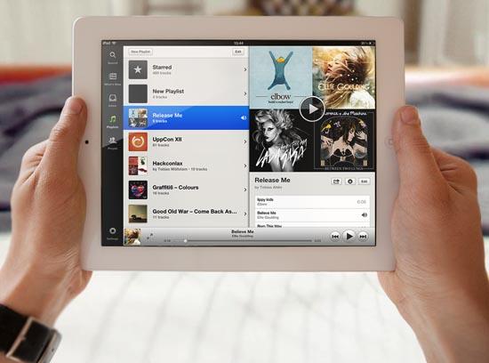 Spotify for iPad app