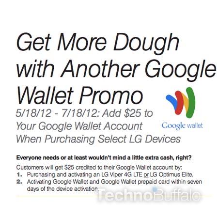 Sprint LG Viper LG Optimus Elite Google Wallet promotion