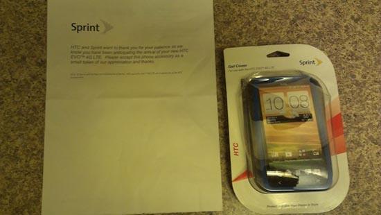 HTC EVO 4G LTE pre-order gel case