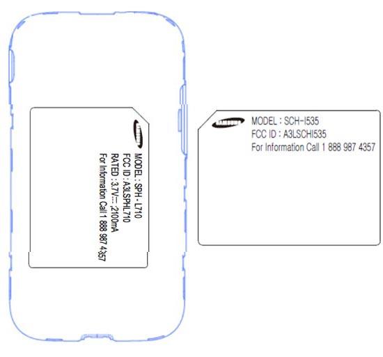 Sprint SPH-L710 Verizon SCH-I535 Galaxy S III FCC
