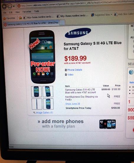 AT&T Samsung Galaxy S III Target Mobile