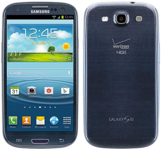 Samsung Galaxy S III Verizon Pebble Blue
