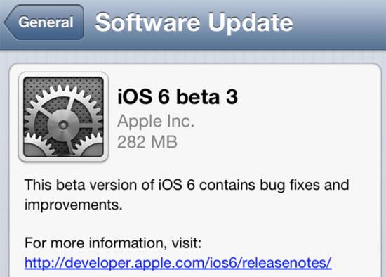 iOS 6 beta 4 incorrect label