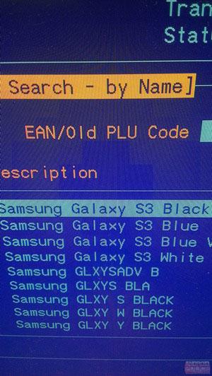 Black Samsung Galaxy S III Carphone Warehouse inventory