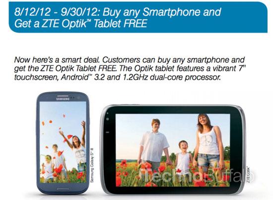 Free ZTE Optik Sprint promotion leak