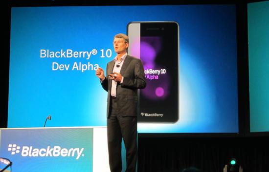 BlackBerry 10 Dev Alpha Thorsten Heins