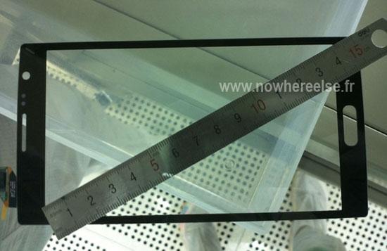 Samsung Galaxy Note II front panel leak