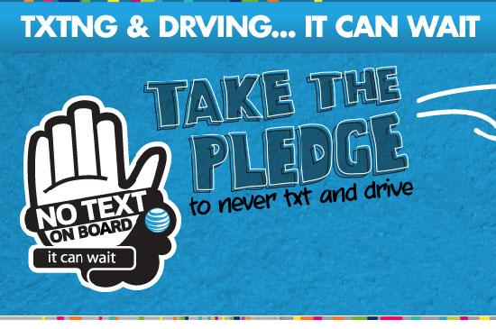 AT&T It Can Wait Take the Pledge