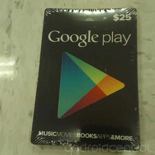 Google Play gift card photo leak