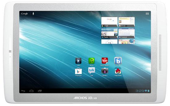 Archos 101 XS Android tablet front