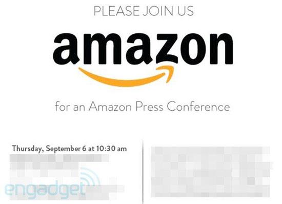 Amazon September 6 event invitation