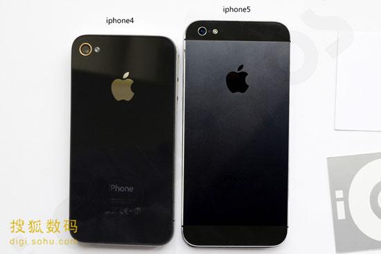 iPhone 4 new iPhone rear comparison