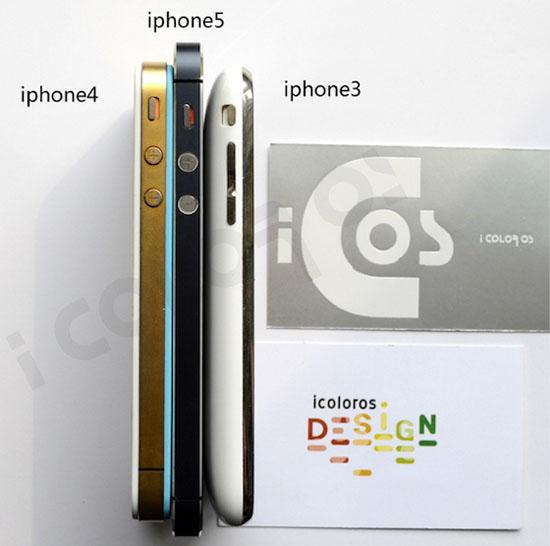 New iPhone size compared to iPhone 4 iPhone 3GS