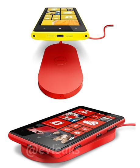 Nokia Lumia wireless charging pad leak