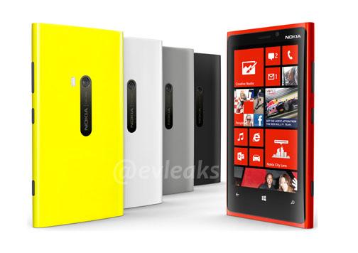 Nokia Lumia 920 colors leak