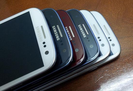 Samsung Galaxy S III stack