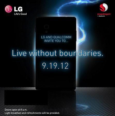 LG Qualcomm September 19 event