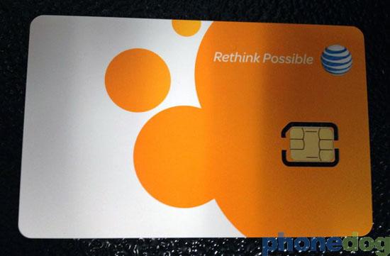 AT&T nano-SIM card