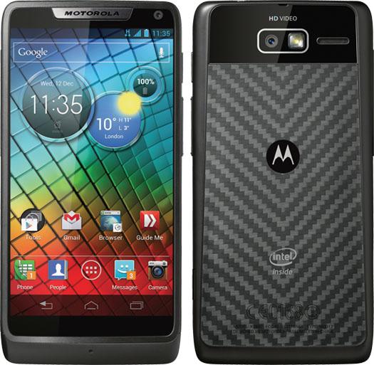 Motorola RAZR i Intel processor