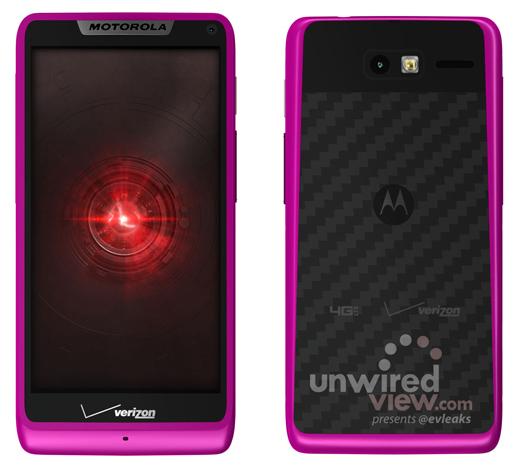 Pink Verizon Motorola DROID RAZR M