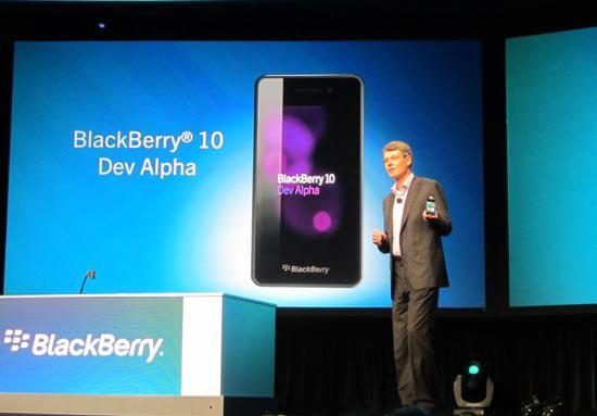 BlackBerry 10 Dev Alpha RIM CEO Thorsten Heins