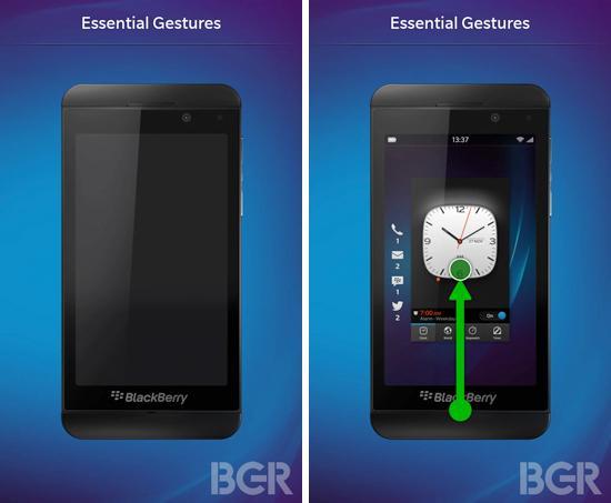 BlackBerry Z10 BlackBerry 10 screenshots