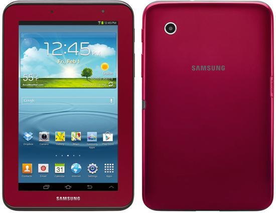 Garnet Red Samsung Galaxy Tab 2 7.0 official