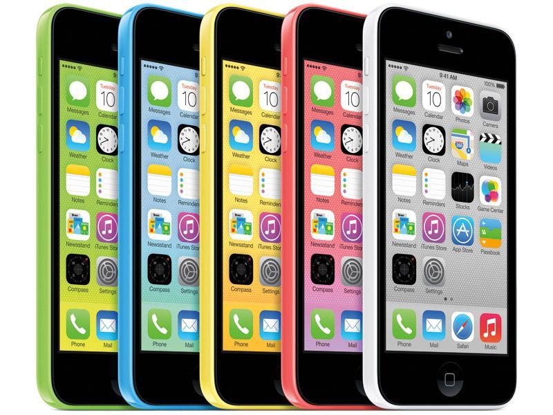 Apple iPhone 5c colors