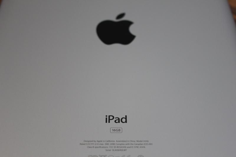 Apple iPad rear