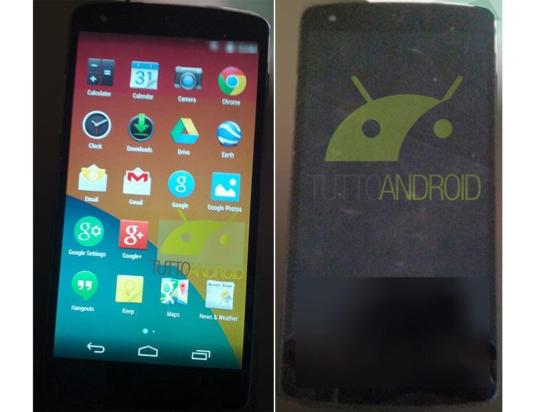 LG Nexus 5 Android 4.4 leak app drawer