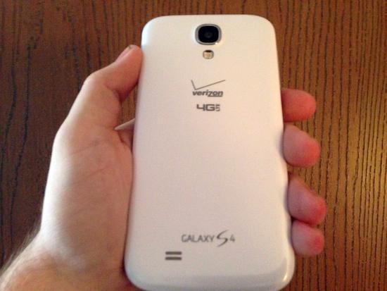 Verizon Samsung Galaxy S 4 rear