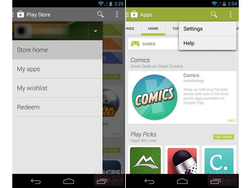 Google Play Store version 4.4 leak 1